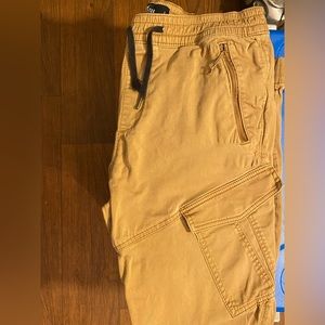 Hollister | Khaki Skinny Joggers | Men's | Large